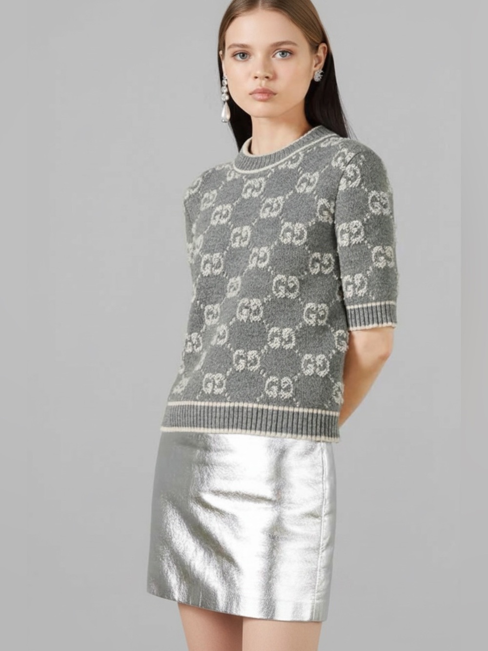 Gucci
Wool Graphic Print Sweater w/ Tags